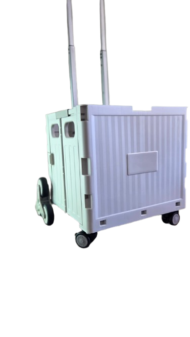 Portable Collapsible Rolling Cart with Stair Climbing Wheels
