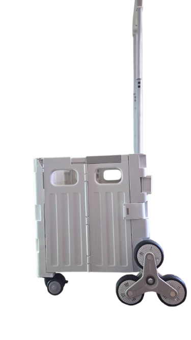 Portable Collapsible Rolling Cart with Stair Climbing Wheels